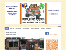 Tablet Screenshot of islandbeachmonkeys.com